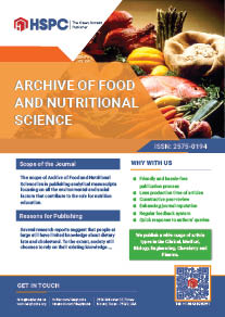 Archives of Food and Nutritional Science